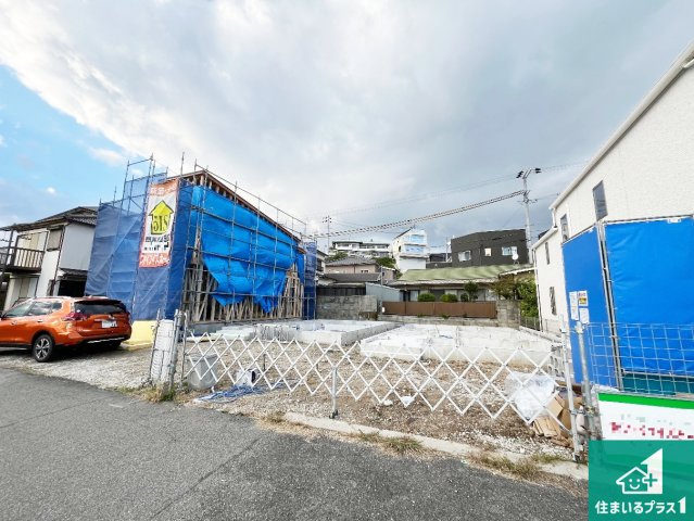 明石市朝霧南町　第2期　新築一戸建ての外観|周辺は落ち着いた街並みの住宅地！子育てがしやすい住環境です！まだ未完成ですが、現地でしかわからない事もございます。是非一度ご覧ください。