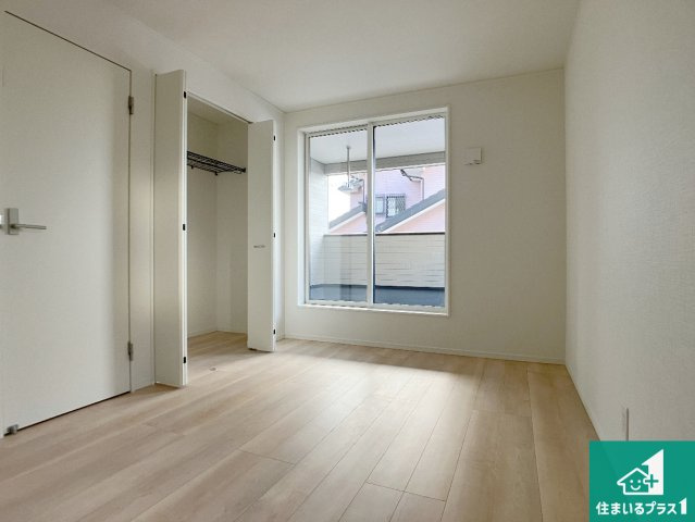 神戸市西区大沢　第1期　新築一戸建ての洋室|シンプルな洋室は、自分好みのインテリアが楽しめます♪ご家族とインテリアや家具を選びに行くのは新築購入時の醍醐味の一つです。ぜひお楽しみください♪