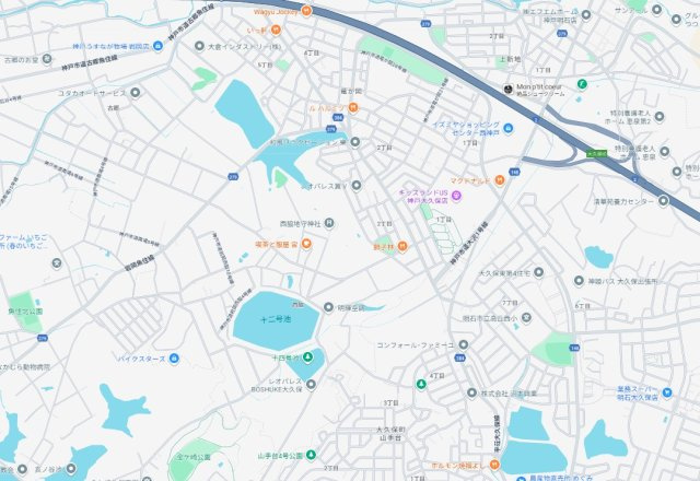 神戸市西区大沢　第1期　新築一戸建ての地図