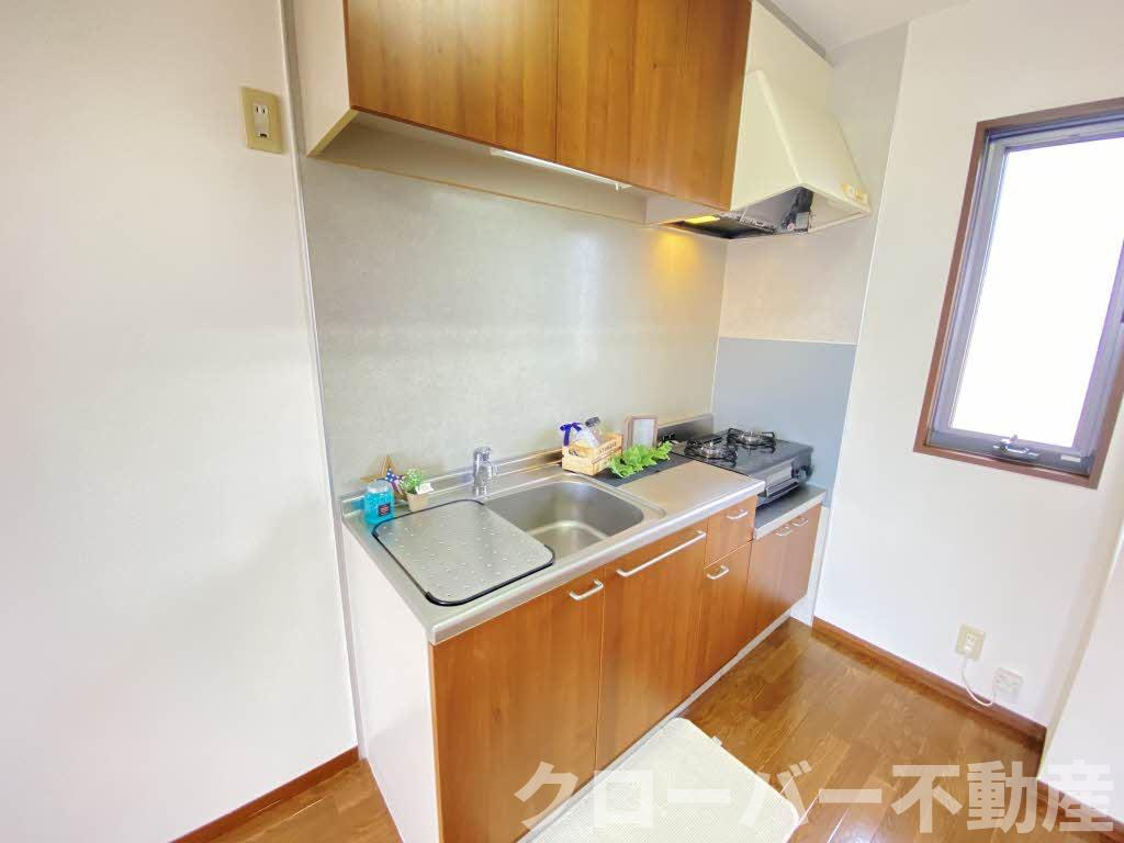 コスモタウン森岡Ⅱ A棟のキッチン
