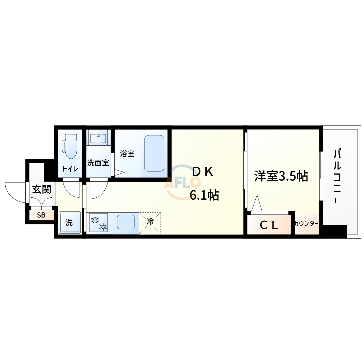 Dimora難波の間取り|Dimora難波　間取り