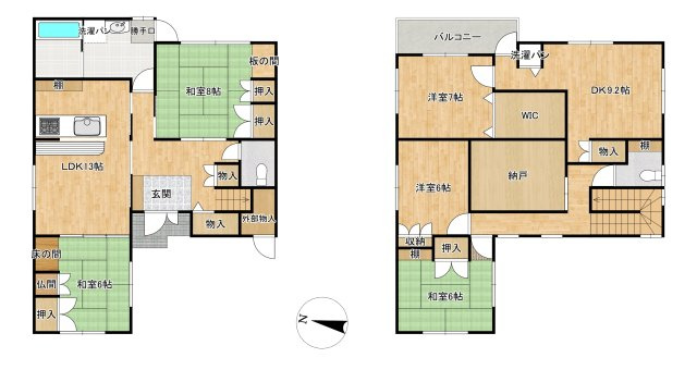 【間取り】の画像