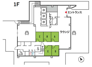 【区画図】 | クロスオフィス内幸町