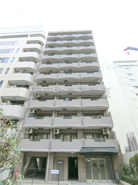 蒲田駅近分譲賃貸マンションの外観|1996年9月築　SRC鉄骨鉄筋コンクリート造地上11階建て30戸の人気分譲賃貸マンション　JR京浜東北線蒲田駅近の東京都大田区蒲田5丁目　京急蒲田駅も徒歩圏内　大田区役所スーパーマルエツ至近！