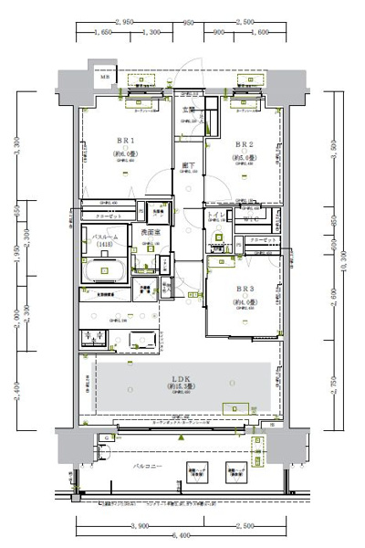 【間取り】 | オープンレジデンシア桜並木ガーデン☆仲介手数料半額☆