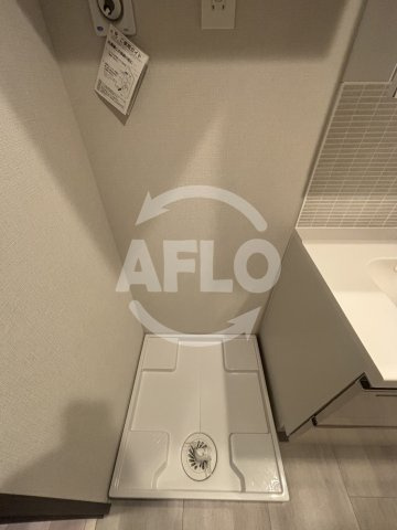 シーズンフラッツ中崎の設備|シーズンフラッツ中崎　洗濯機置き場