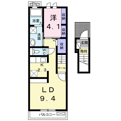 サニーハウスⅡの間取り