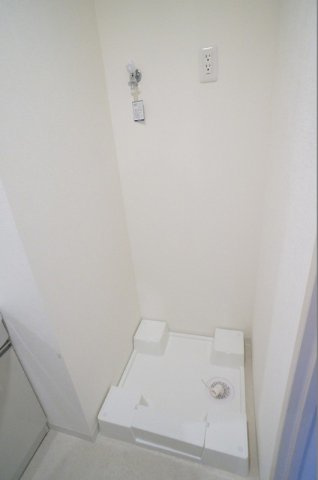 ぽわんの洗面所|洗濯機置き場