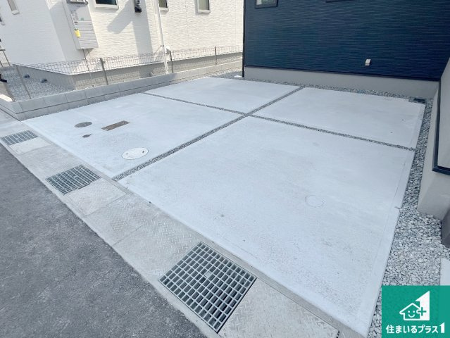 姫路市広畑区才　第8期　新築一戸建ての駐車場|駐車スペース！散水栓があるので、こまめに愛車を洗えます！