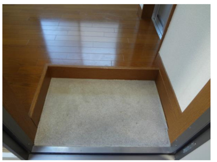 ライフピアカリーナの玄関