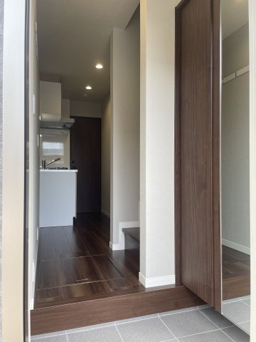 グレースシティ南柏の玄関