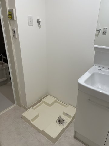 グレースシティ南柏の洗面所|ゆったりとスペースのある洗面所