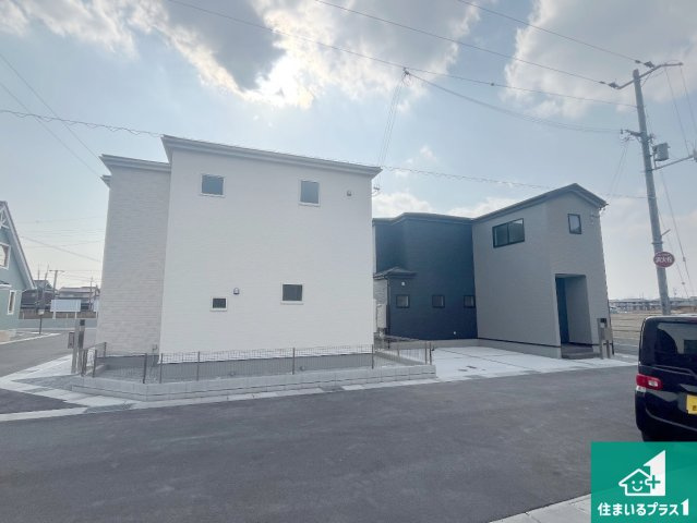 姫路市広畑区才　第8期　新築一戸建ての外観|安心の10年保証！外観を美しく保ち、雨水で汚れを落とします！気になることがありましたら、お気軽にお問い合わせください！