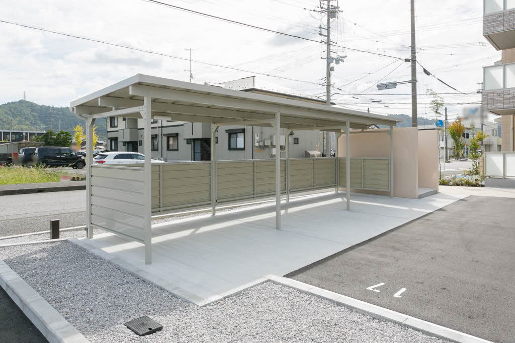 シャーメゾン　テミスのその他共用部分|屋根付き駐輪場もあります