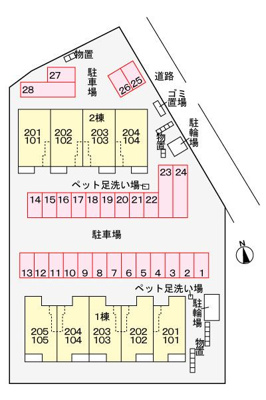 【駐車場】 | ソレイユ大門Ａ