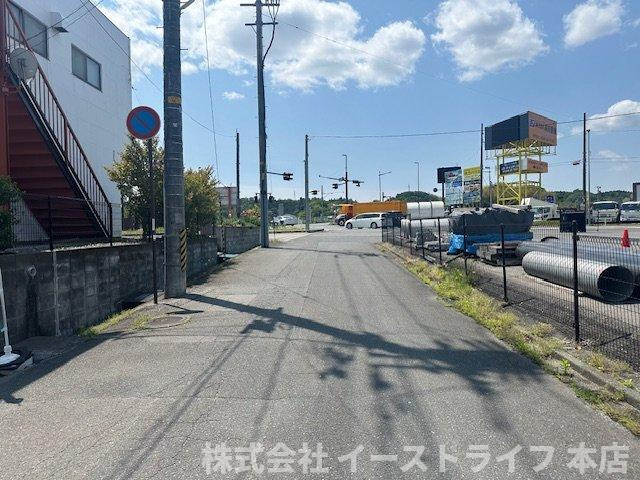 【新築戸建】　いわき市内郷御台境町1期　全2棟　長期優良住宅　最終1棟！の前面道路含む現地写真|西側5.6ｍ公道