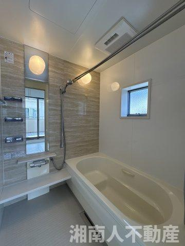 茅ヶ崎市菱沼一丁目　戸建の浴室|きれいなお風呂です