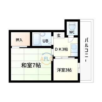 【間取り】 | 丸善シティハイツ上六　五条小学校区 | 丸善シティハイツ上六　間取り図