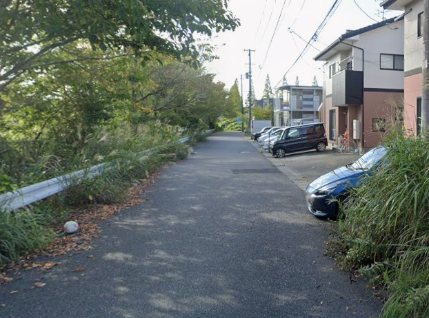 【新築戸建】　いわき市常磐関船町1期　長期優良住宅　【限定1棟】の前面道路含む現地写真|東側6.5ｍ公道