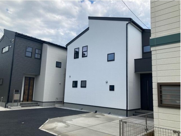 川越市大字的場の新築一戸建の外観