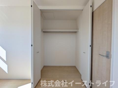 【新築戸建】【土日祝日オープンハウス開催中】　いわき市平下平窪１期　長期優良住宅　全３棟の収納|3号棟写真　クローゼットが完備されていることにより、収納家具等の購入費用を抑えることが出来ます！