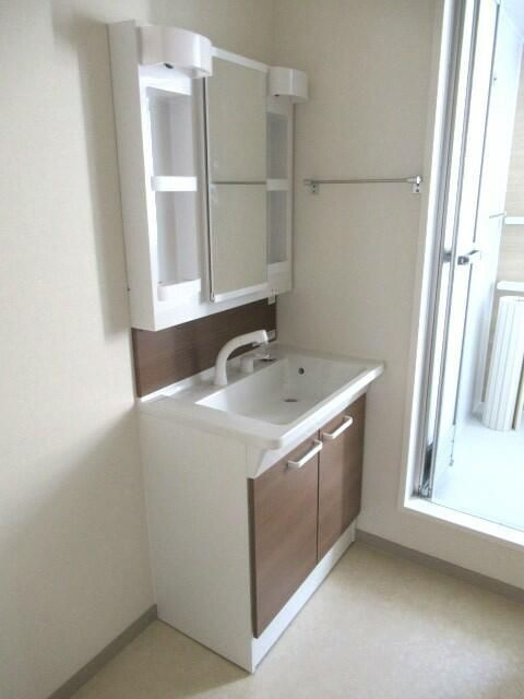 パールハイツの洗面所