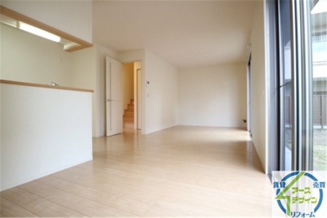 秋定様戸建Ⅱの居間・リビング|パース写真