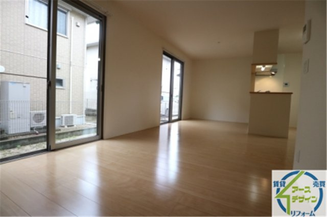 秋定様戸建Ⅱの居間・リビング|パース写真