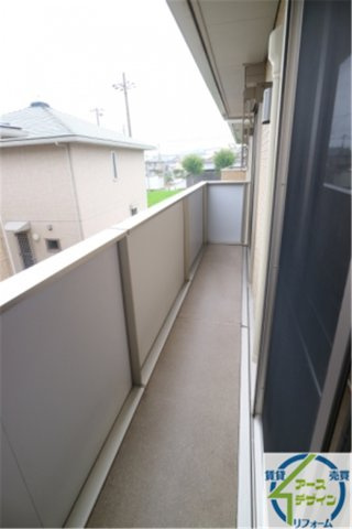 秋定様戸建Ⅱのバルコニー|パース写真