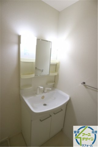 秋定様戸建Ⅱの洗面所|パース写真