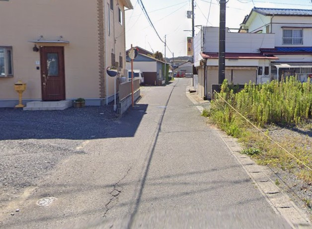 【新築戸建】　いわき市小名浜大原1期　全6棟　長期優良住宅の前面道路含む現地写真|南側4ｍ公道