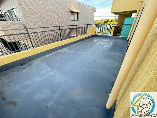神戸市西区長畑町の賃貸マンションのバルコニー