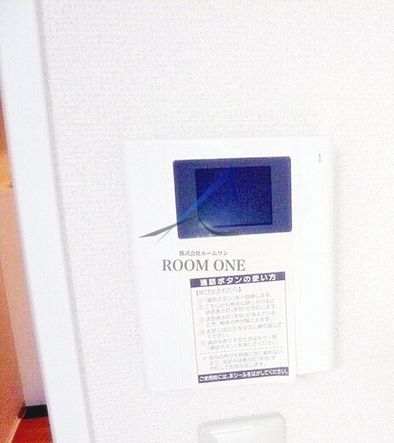 b’CASAライアンヒルズ十条仲原のセキュリティ|モニター付きインターホンです。