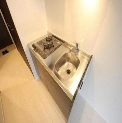 【キッチン】 | スパシエグランス荻窪 | 2口コンロのシステムキッチン。