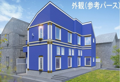 【外観】 | ティ・アーモシンフォニー | 【初期費用約１2万円前後】初期費用約10万円多数ご紹介可能
外観パース