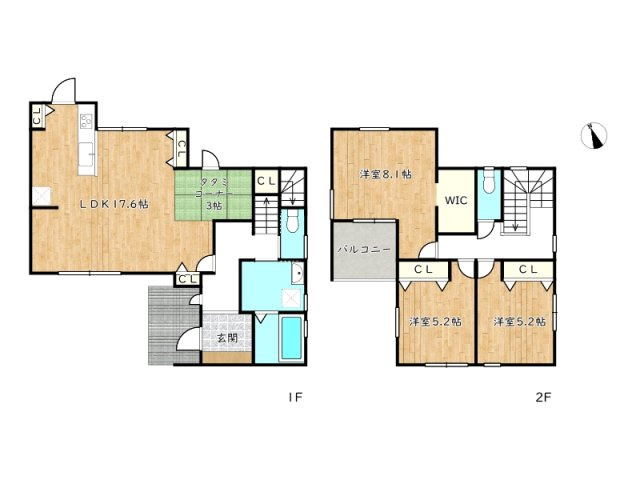 【間取り】 | 姫路市北原／新築戸建