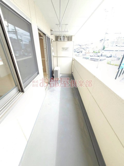 ハーヴェスト久留米のバルコニー