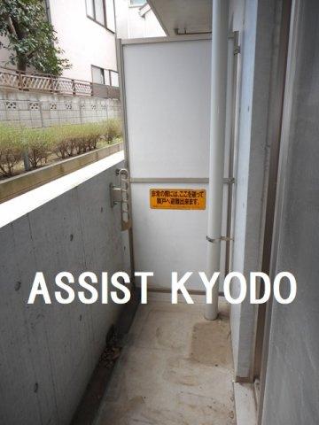 エクセリア千歳船ベルデのバルコニー