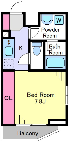 エクセリア千歳船ベルデの間取り