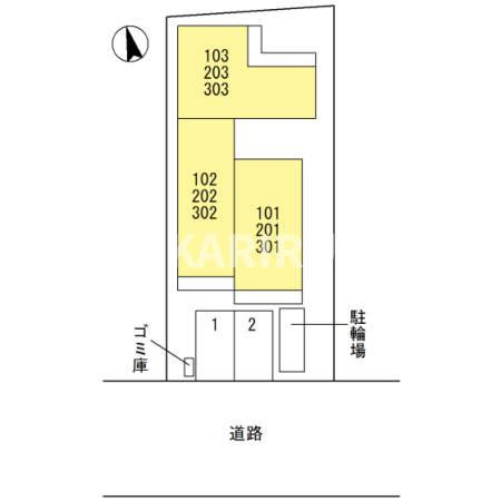 東桜館の区画図