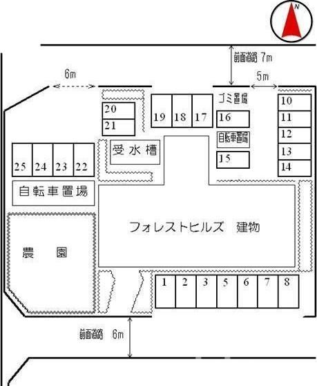 フォレストヒルズの区画図