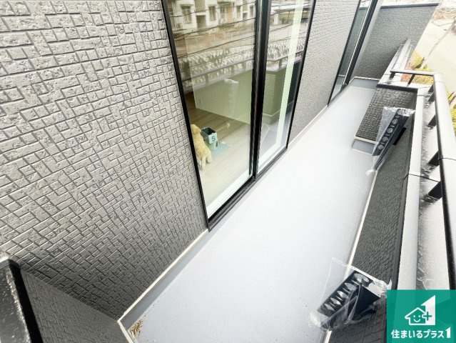 神戸市垂水区桃山台　新築一戸建てのバルコニー|日当たりのよいバルコニー！お部屋が開放的に！