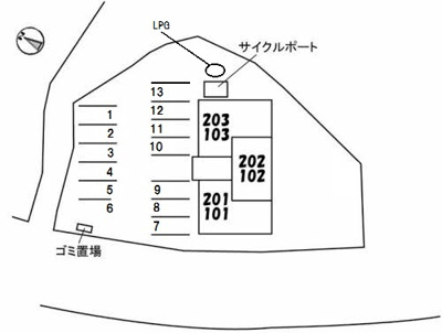 【区画図】 | シャーメゾン上郷