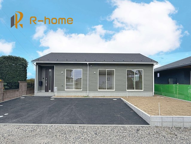 つくば市今鹿島第2　新築戸建て　1号棟の外観|建物完成いたしました！ご予約で『平日』や『夕方』などでもご見学可能です！