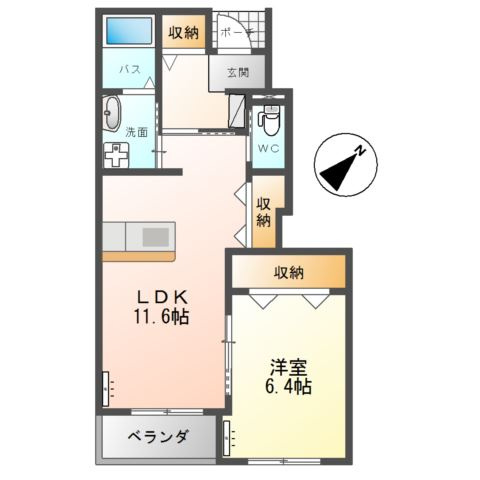 カサ・グラータの間取り