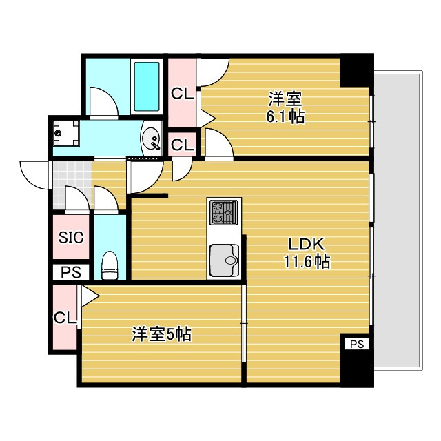 Parc de Vert Esakaの間取り