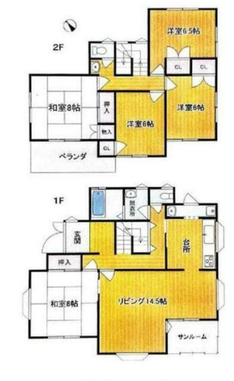 【間取り】 | 市原市泉台4丁目　中古戸建