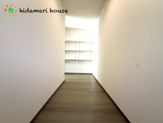 上尾市上尾下4期　新築戸建　ハートフルタウンBの収納|パントリー収納