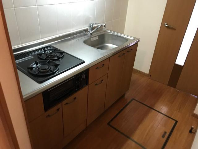 サンハイツ城山　　 刈谷市近郊の賃貸はクラスホームのキッチン|キッチン（ガスコンロ付き）