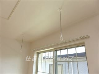 広島市安佐北区亀山４丁目のアパートの設備|室内物干し